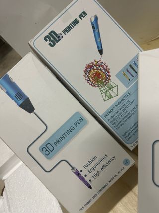 Lápiz Impresora 3D Azul y Multicolor