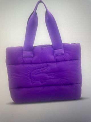 Bolso Tote Morado Lacoste