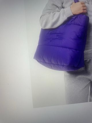 Bolso Tote Morado Lacoste