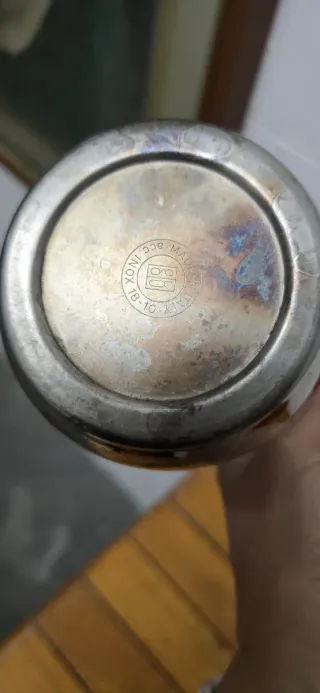 Caffettiera 5 tazze rossa e argento