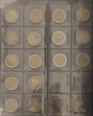 16 Monedas 2€ 50 Aniversario Tratado Roma SC