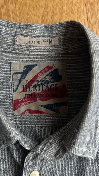 Camisa de rayas azul manga larga “Pepe Jeans”