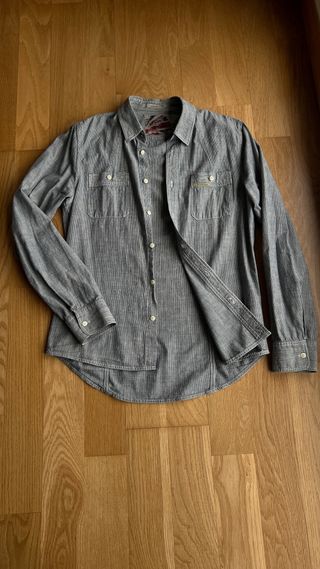 Camisa de rayas azul manga larga “Pepe Jeans”