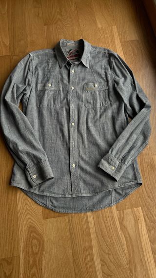 Camisa de rayas azul manga larga “Pepe Jeans”