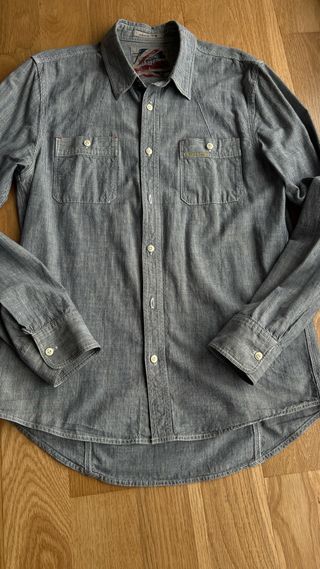 Camisa de rayas azul manga larga “Pepe Jeans”