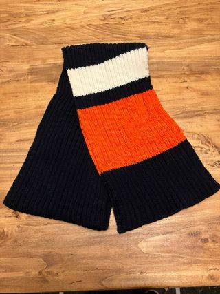 Sciarpa invernale a righe