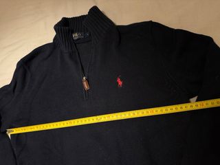 Jersey Ralph Lauren Azul Cremallera Talla S