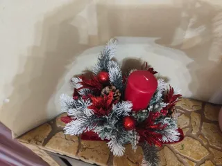 Centrotavola slitta natalizia