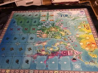 Exploradores de Navoria deluxe + expansión + tapet