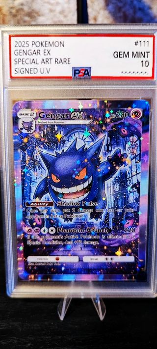 Pokémon Gengar EX SAR Firmato UV d.c