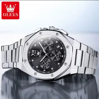 Reloj OLEVS Cronógrafo Acero Inoxidable Hombre