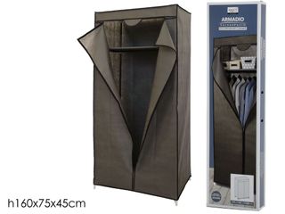 Armadio Salvaspazio Tessuto Grigio