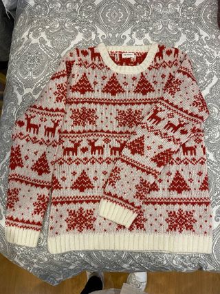 Jersey Navideño Rojo y Blanco