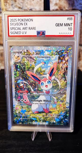 Pokémon Sylveon EX SAR Firmato UV f.c