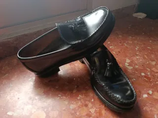 Zapatos Sebago Negro Tassel Loafers