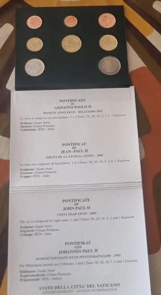 Monete Vaticano Anno XXVII - MMV