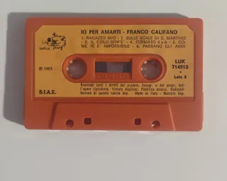 Cassetta Franco Califano - Io per amarti...
