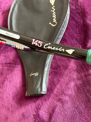 Raqueta de tenis Inesis con funda