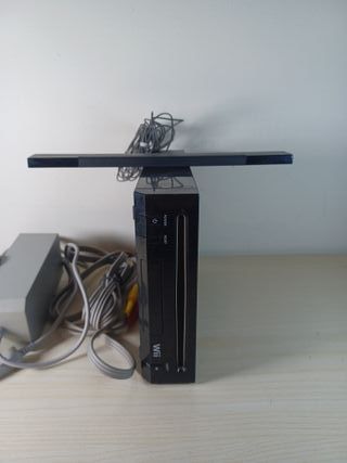Nintendo Wii Nera Completa di Cavi