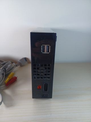 Nintendo Wii Nera Completa di Cavi