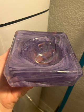 Cenicero Cristal Murano Morado