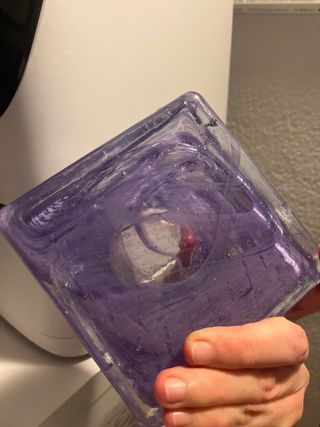 Cenicero Cristal Murano Morado