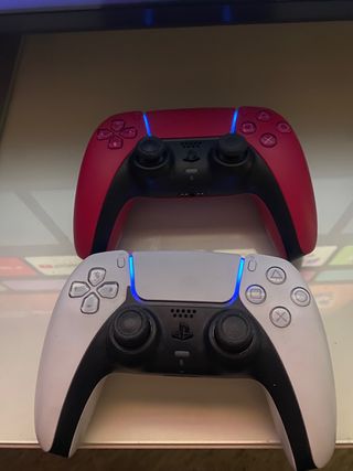 Mando Sony PS5 Rojo y Blanco