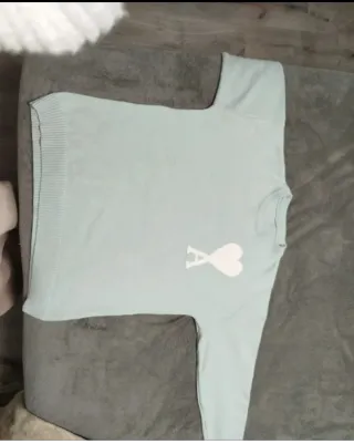 Jersey Ami Paris Azul Claro