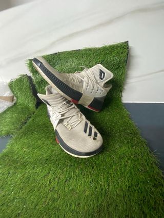 Adidas Damian Lilard Baloncesto Beige/Rojo