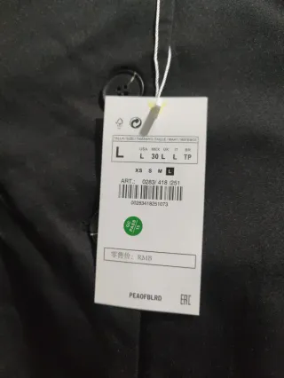 Top Oysho Negro Talla L