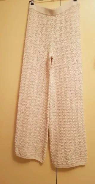Pantalón Mango beige talla L nuevo