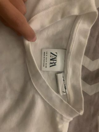 Camiseta Zara Corazón Keith Haring Blanca