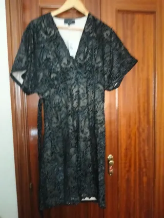 Vestido fiesta AX Paris negro talla M