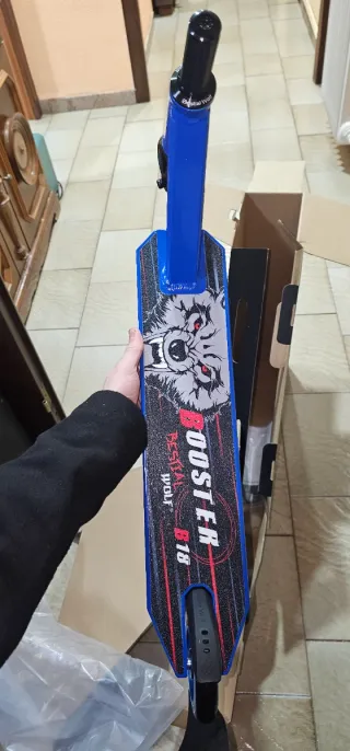Patinete Bestial Wolf Booster B18 Azul