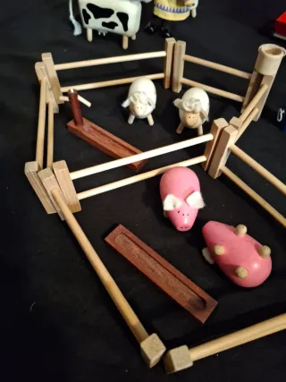 Casa Granja Madera Juguetes