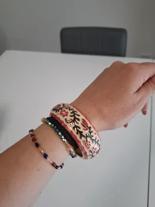 Set bracciali etnici fiori ed elefanti