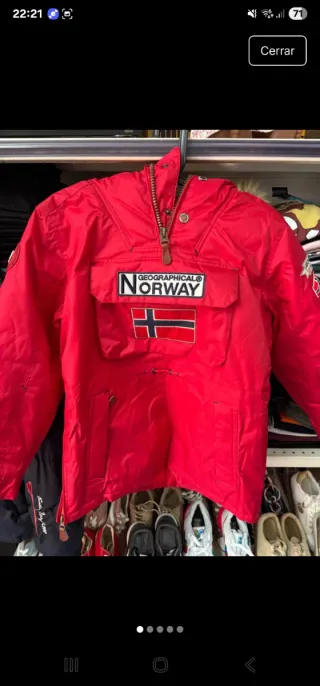 Chaqueta Geographical Norway Roja