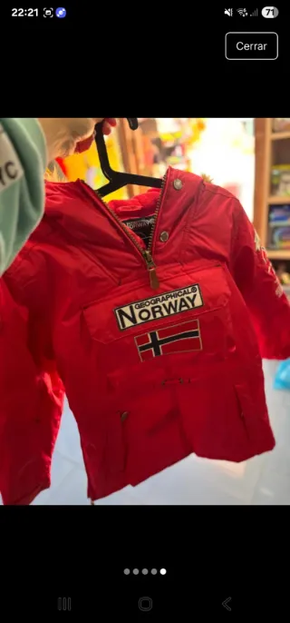 Chaqueta Geographical Norway Roja