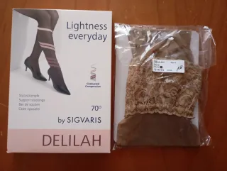 Calze autoreggenti Sigvaris mod Delilah 4 bronce