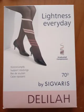 Calze autoreggenti Sigvaris mod Delilah 4 bronce