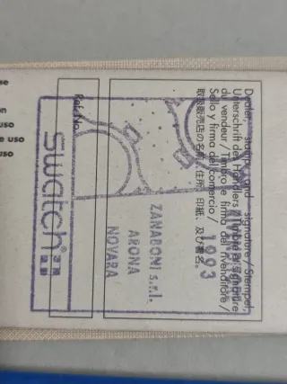 Swatch Automatico Vintage Cronografo 1993