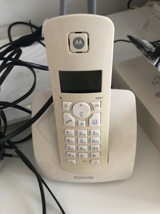 Telefono cordless Motorola beige
