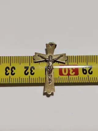 Colgante Oro 18k Crucifijo