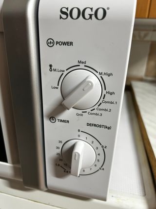 Microondas Sogo Blanco
