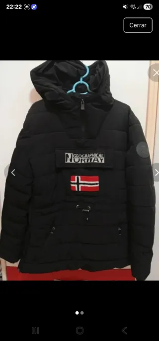 Chaqueta Geographical Norway Negra