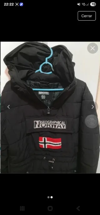 Chaqueta Geographical Norway Negra