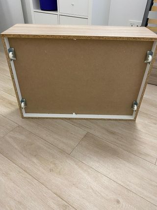 Estructura Cama conforama color Roble con Somier