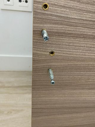 Estructura Cama conforama color Roble con Somier