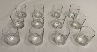 Vasos para chupito (12) y copas brandy o licor (4)