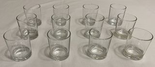 Vasos para chupito (12) y copas brandy o licor (4)